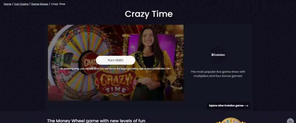 Warning message about downloading unverified Crazy Time APK files