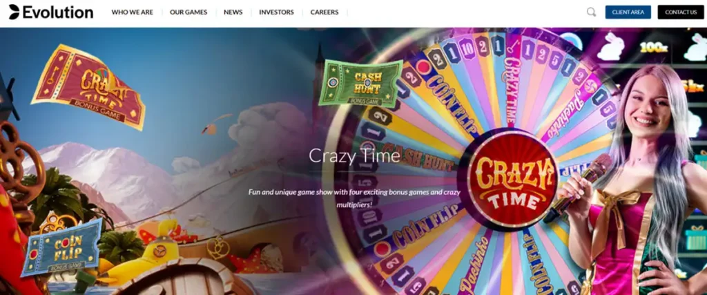 Crazy Time Casino tracker showing recent spin results and bonus history