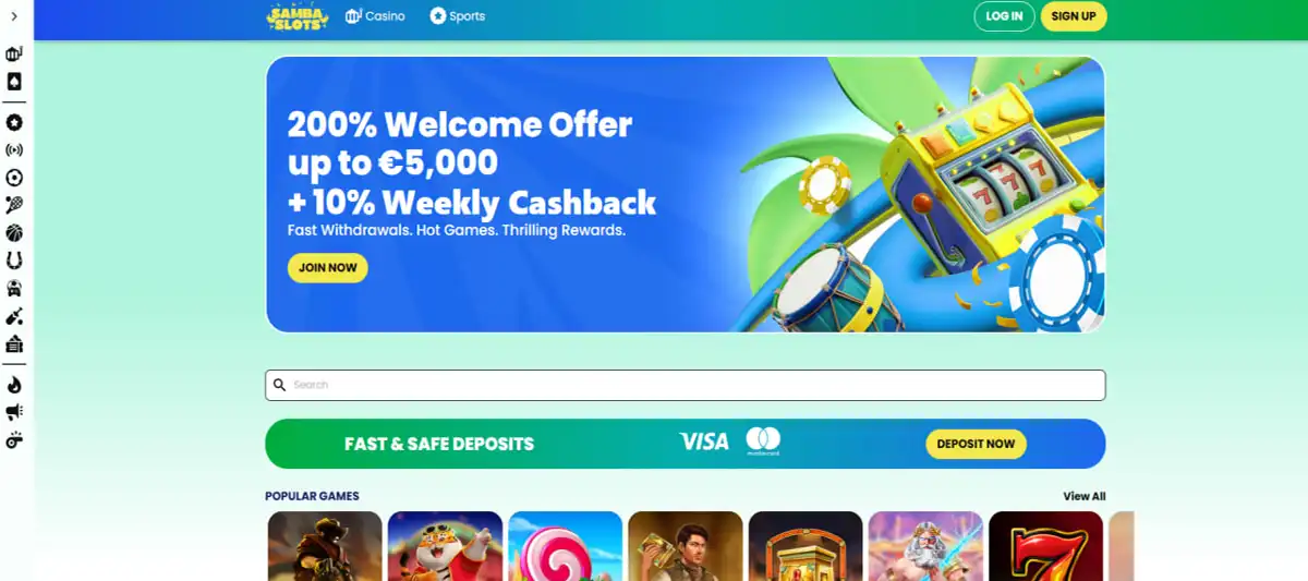 Samba slots casino review