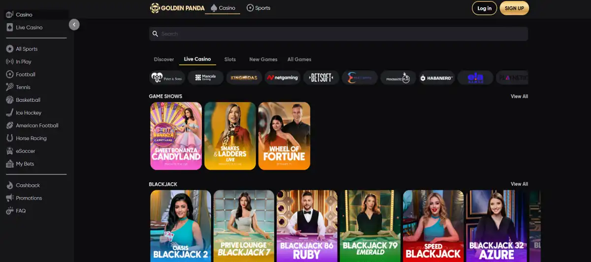 What you can find on Golden Panda Casino games and sports